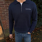 Portofino Quarter-Zip Polo Knit