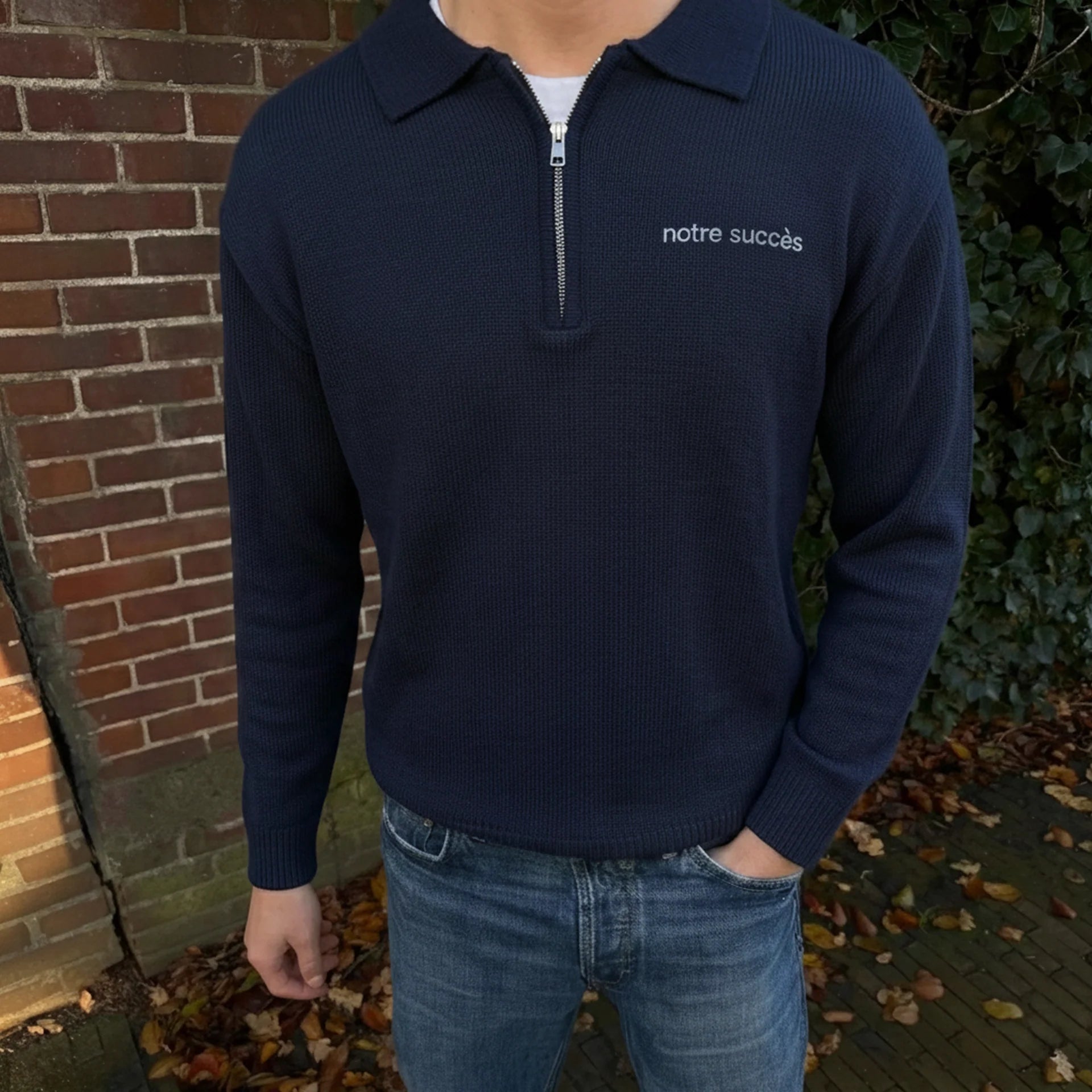 Portofino Quarter-Zip Knit