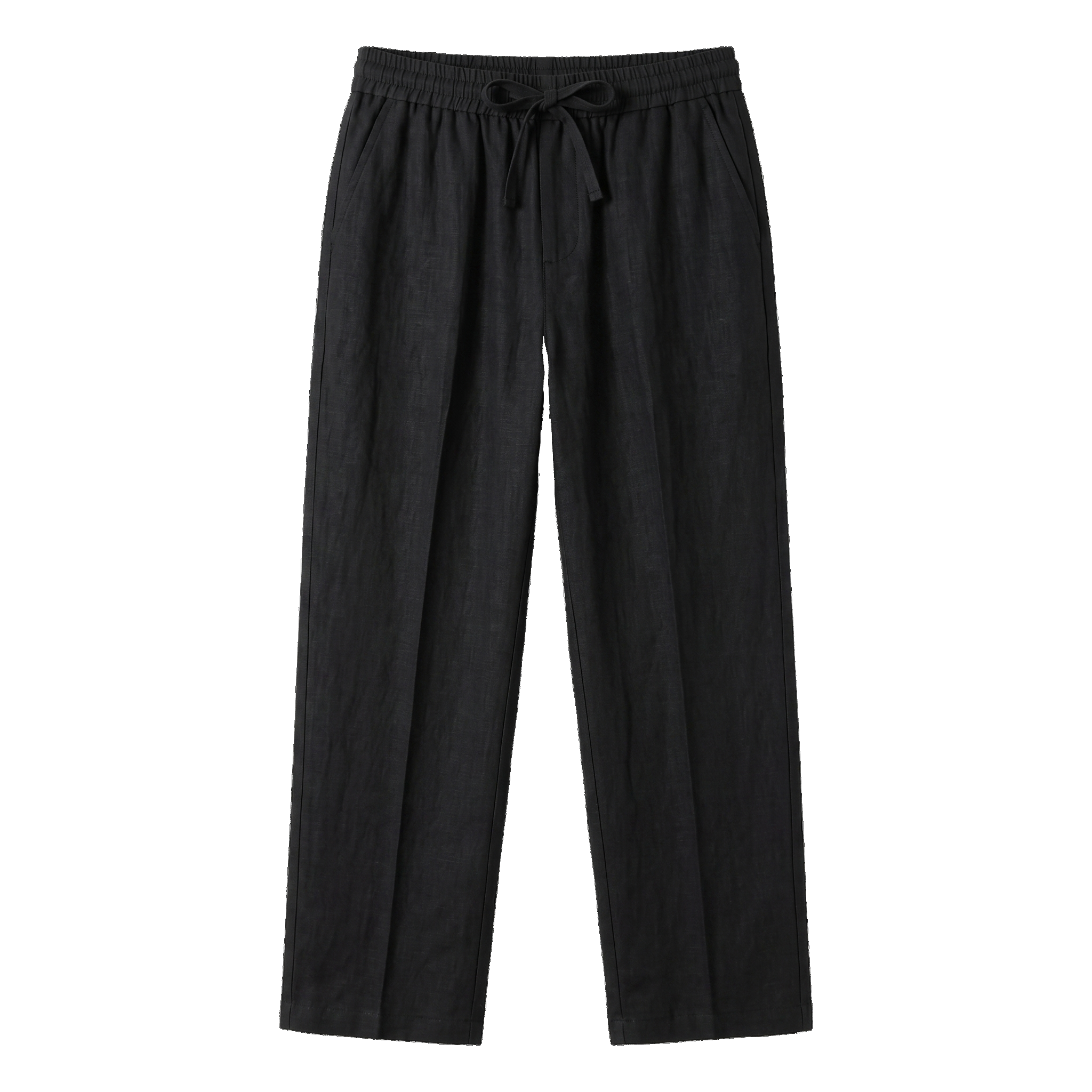 Black Linen Trousers