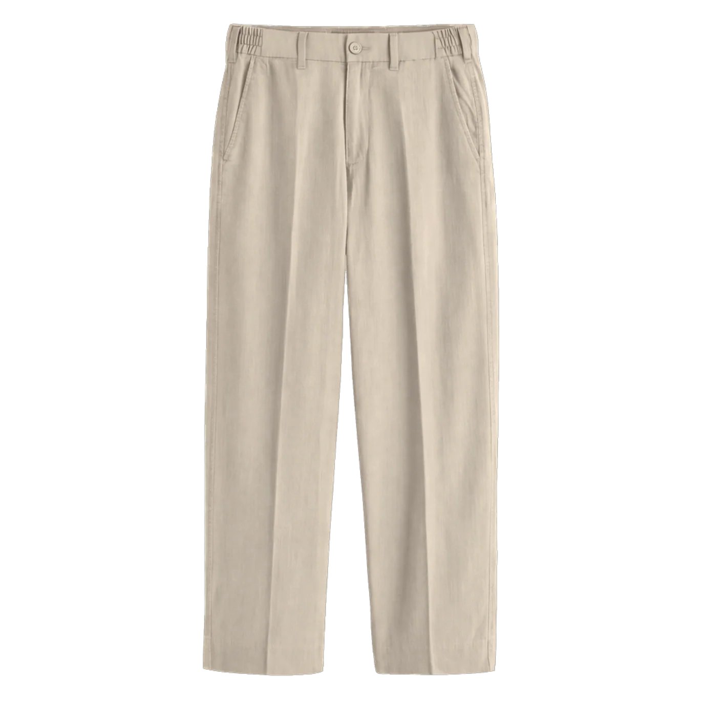 Costa Milano Relaxed Pants Beige — flat lay